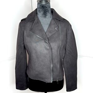 NWT - BB DAKOTA BY STEVE MADDEN Not Your Baby Faux Suede Jacket - Size Small